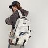 Schoolbag New Large-capacity Schoolbag Men's Trendy Cool Couple Casual Backpack Korean Version Ins Middle and High School Students Computer Backpack