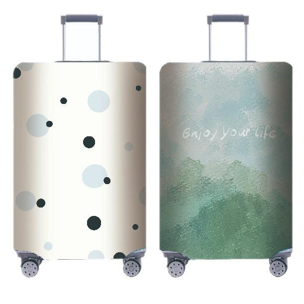 Kratz- und verschleißfeste bedruckte Gepäckschutzhülle: Dicke, elastische, staubdichte Hülle