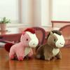 1Pcs Simulation Pony Pendant Cute Little Horse Doll Keychain Anime Stuffed Plush Toy For Children'S Birthday Christmas Gift