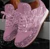 Fashion Women's Shoes Trend 2024 Sneakers Glitter Women Vulcanized Shoes Female Height Increase Chunky Sneaker Running Sparkling Shoes