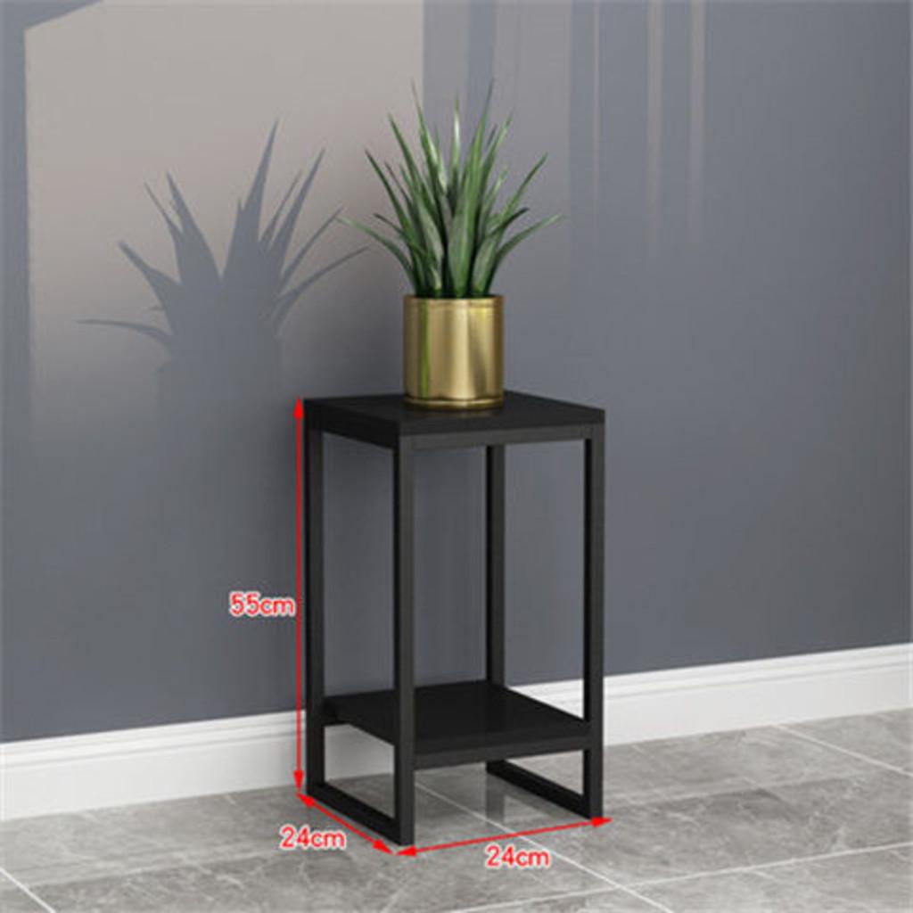 

Внутренняя полка для цветов из нержавеющей стали, балконная напольная подставка для цветочного горшка, скандинавское простое украшение, железная художественная стойка для растений