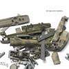 Non-Toxic 1/72 Modern Military Model Merkava Main Battle Tank Us Army M1A2 Abrams Main Battle Tank Ah-64 Apache Airplane Assembly Toys