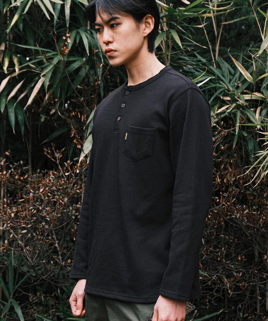 VDR Classic Henlyneck Long Sleeve [Black]
