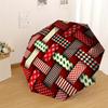 1pc Christmas, Plaid Pattern Umbrella  Automatic Opening and Closing Umbrella, High quality Umbrella, Ideal Gift for Her 218