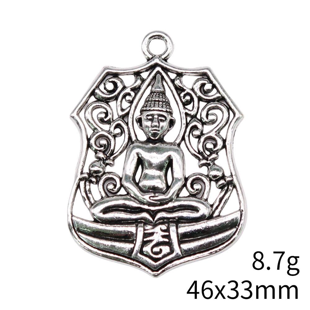 Thanksgiving Day Charms For Nails Buddha Statue Charms Pendant Home Garden Bracelet Pendant