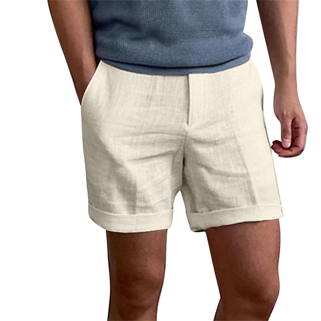 Men's Summer Casual Shorts Men's Fashion Sports Textured Shorts