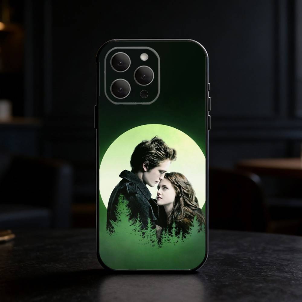 T-Twilight TV Series Phone Case For iPhone 17,16,15,14,13,12,11 Plus,Pro,Max,Mini Silicone Black Soft Cover