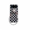 Luxury Checkerboard Sun Flower Beads Wristband Hand Bracelet Leather Phone Case For Samsung Galaxy Z Flip 4 Z Flip 3 Back Cover