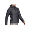 adidas Tkaná zimní outdoorová péřová bunda s dlouhým rukávem a potiskem loga s písmeny Unisex svrchní oděv Černá CY8735