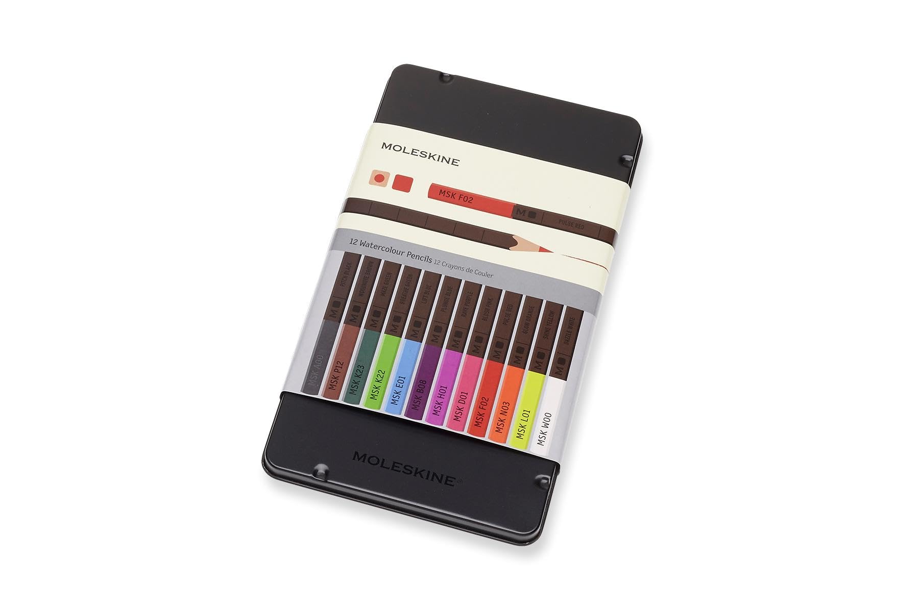 

Акварельний олівець Moleskine Lighting Naturally Smart, 12 кольорів EW7P12COLA