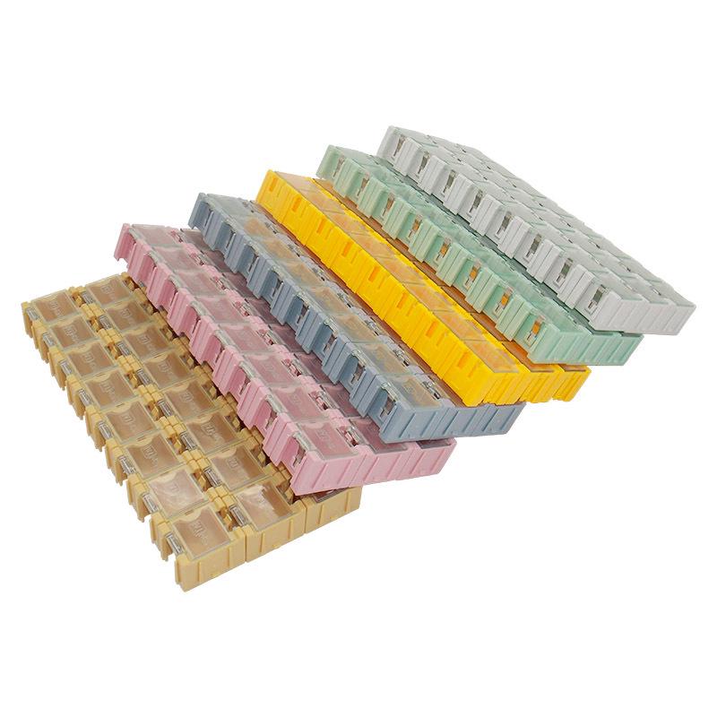 Modular SMD Resistor & Screw Storage Box for Electronic Components