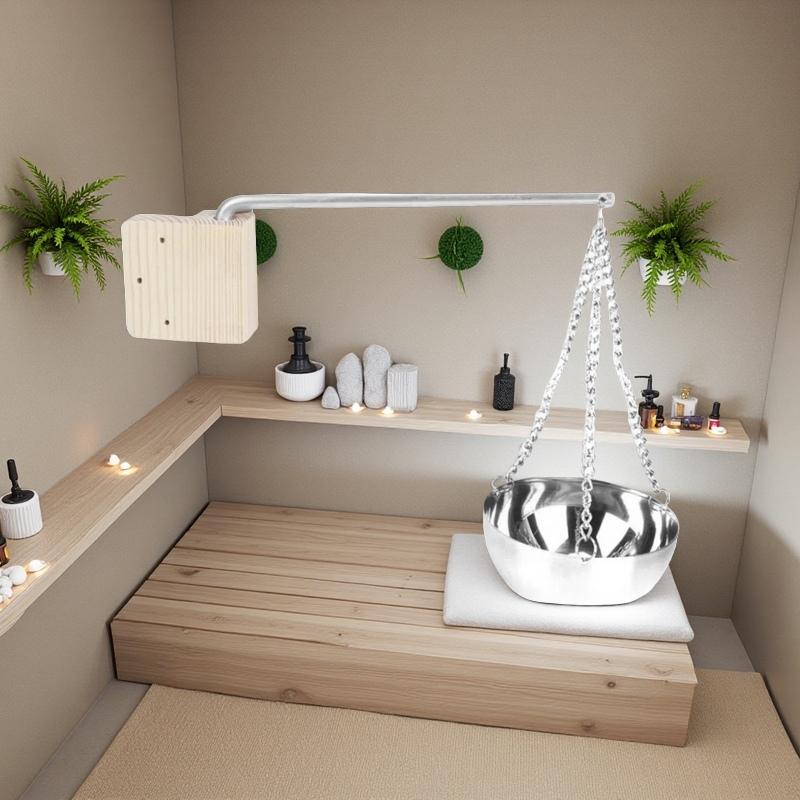 Stainless Steel Sauna Oil Cup Aromatherapy Bowl Essential Oil Container for Sauna Room Accessories Easy to Use Durable