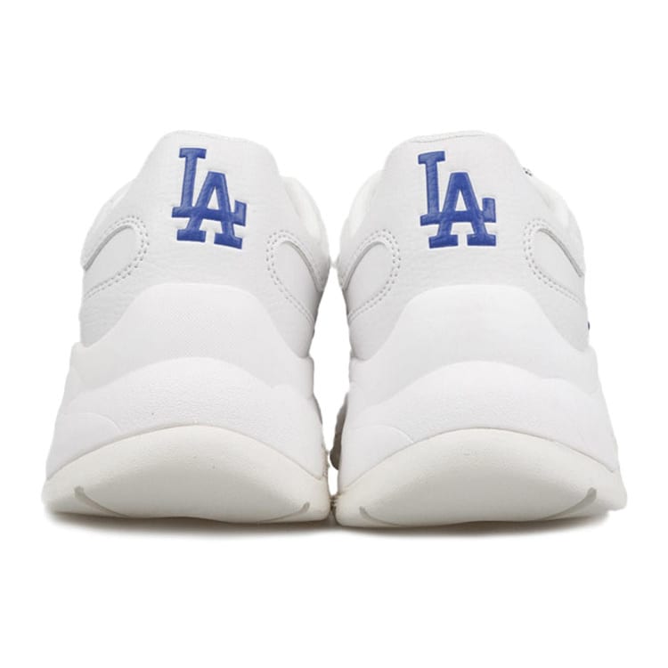 MLB Big Ball Chunky LA Leather Cushioning Slip Resistant Abrasion Resistant Height Increasing Low Top Chunky Sneakers 32SHC2011-07W