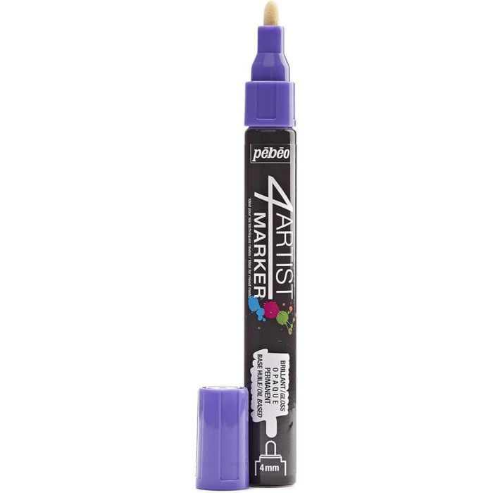 Marqueur à huile 4Artist Marker - Pointe ronde - 4 mm - 18 coloris