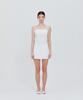 Not Your Rose Lace Frill Mini Dress (Ivory)