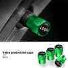 Car Metal Tire Valve Caps Knurled Core Cap Accessories Tire Dust Cap For Benz A B C E S Class W201 W210  W203 C180 C300 W177 AA8