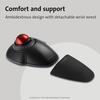 Souris Trackball - Kensington - Orbit - Sans Fil 2,4 GHz et Bluetooth - Défilement Tactile - Design Ambidextre