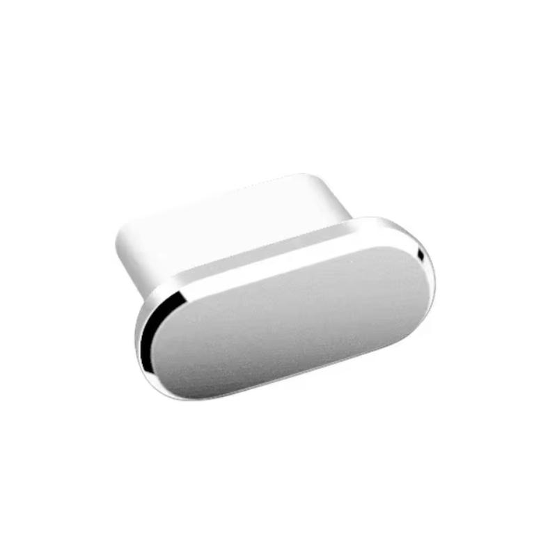 Metal Type C Anti Lost Dust Plugs Lightweight Dustproof Port Covers for Android Phones Laptops Tablets Students Gifts