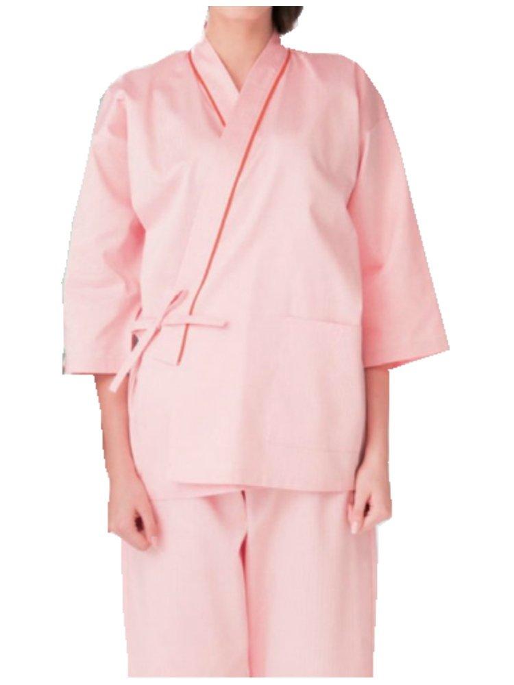 Nagaileben NAGAILEBEN Patient Gown, Jinbei Style, SG-1441(M), Pink