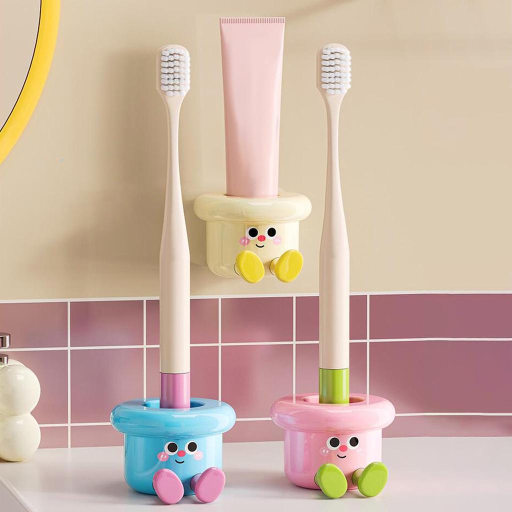 Badezimmer-Organizer für elektrische Zahnbürsten und Make-up-Pinsel, Wandmontage