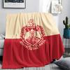 1PC Delta Sigma Theta Print Flannel Blanket, High quality All Seasons, Home Decor, Warmth and Comfort, Perfect for Christmas Gifts