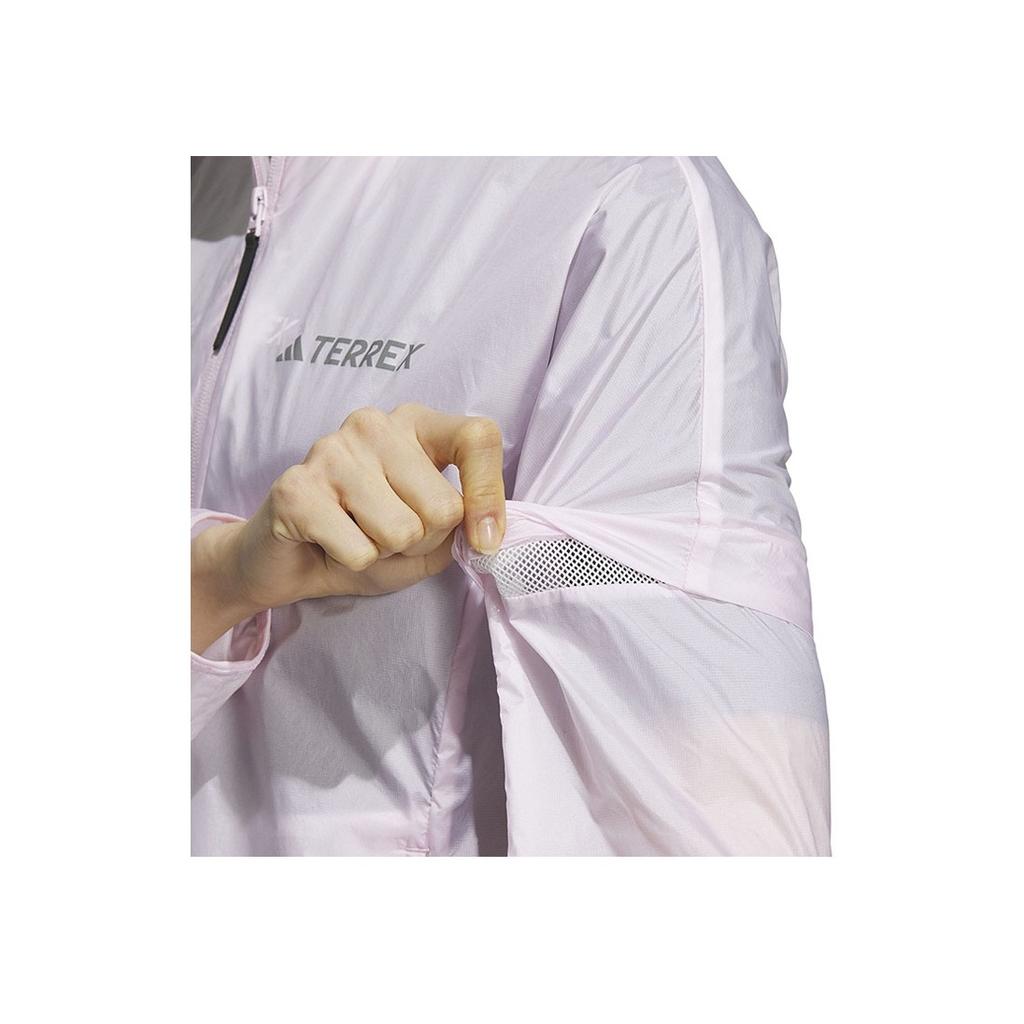 Adidas Alphabet Print Zip-Up Long Sleeve Windbreaker Jacket Women Jacket Pink IL3807