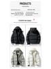 Men's Winter Down Jacket with Detachable Hood - 90% White Duck Down, Solid Color, Versatile Youth Style