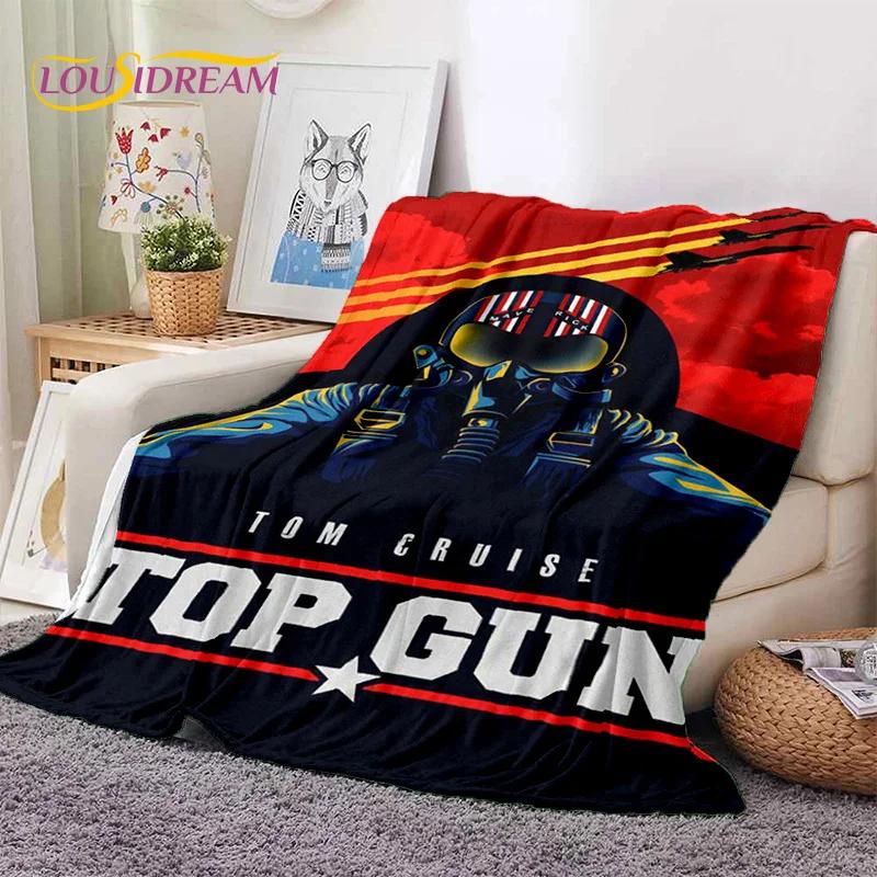 Top Gun Sign Tom Cruise Fighter Soft Flannel Blankets,Throw Blanket Comfortable Blanket for Picnic Beds Sofa Home Bedroom Gifts