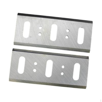 2 Pieces Electric Planer Blades Woodworking Tool, Double Edged Premium High Performance Sturdy