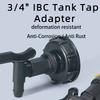 1 Stück 3/4" IBC-Tankhahn-Adapter Grobgewinde Gartenwassertanks Wasserhahn Für 3/4" Schläuche Messing Ersatz-Verbinder Ventile