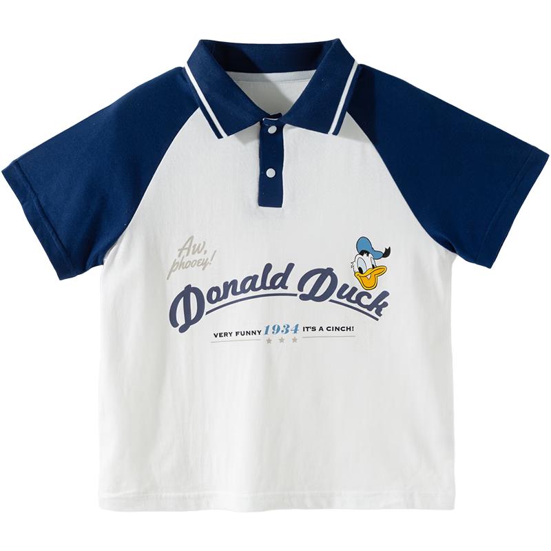Disney Donald Duck Boys  Color-Block Polo Shirt 110/56