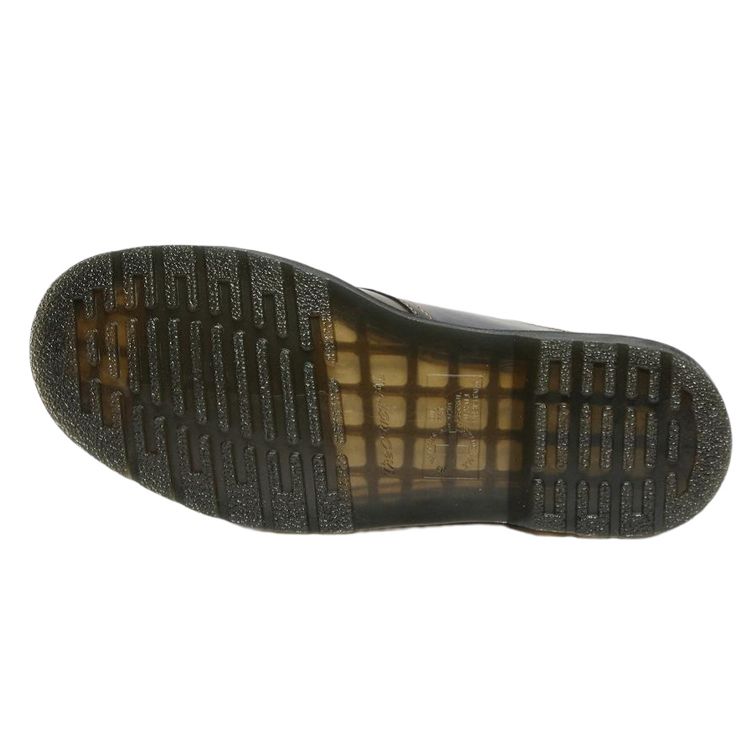 Dr. Martens 1461 Glattleder Bequeme Flache Freizeitschuhe Herrenschuhe Grau Schwarz 27540003