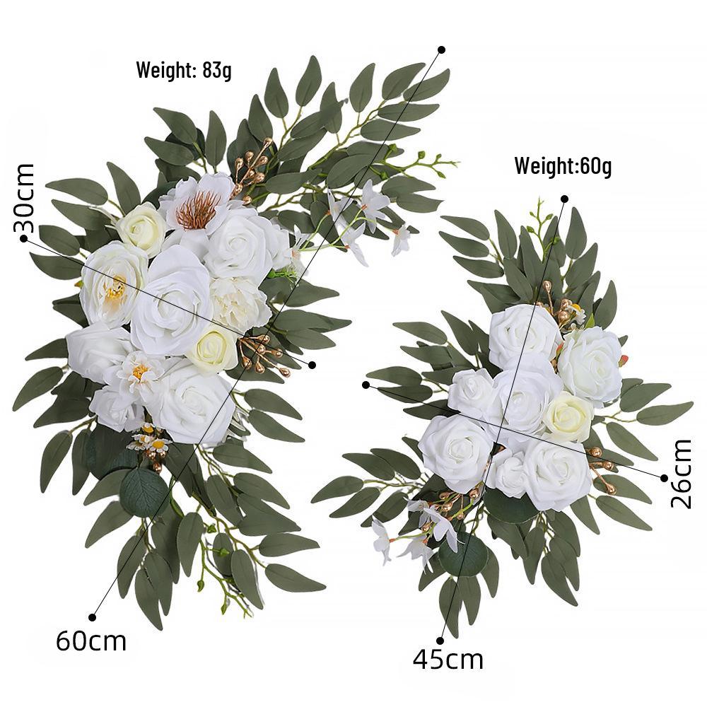 Свадебный приветственный знак и цветочная композиция Бестселлер для международной торговли белый