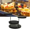 Round Jewelry Display Stand Multi Layer  Display Riser Stand Cake Dessert Rack Party Decorative 