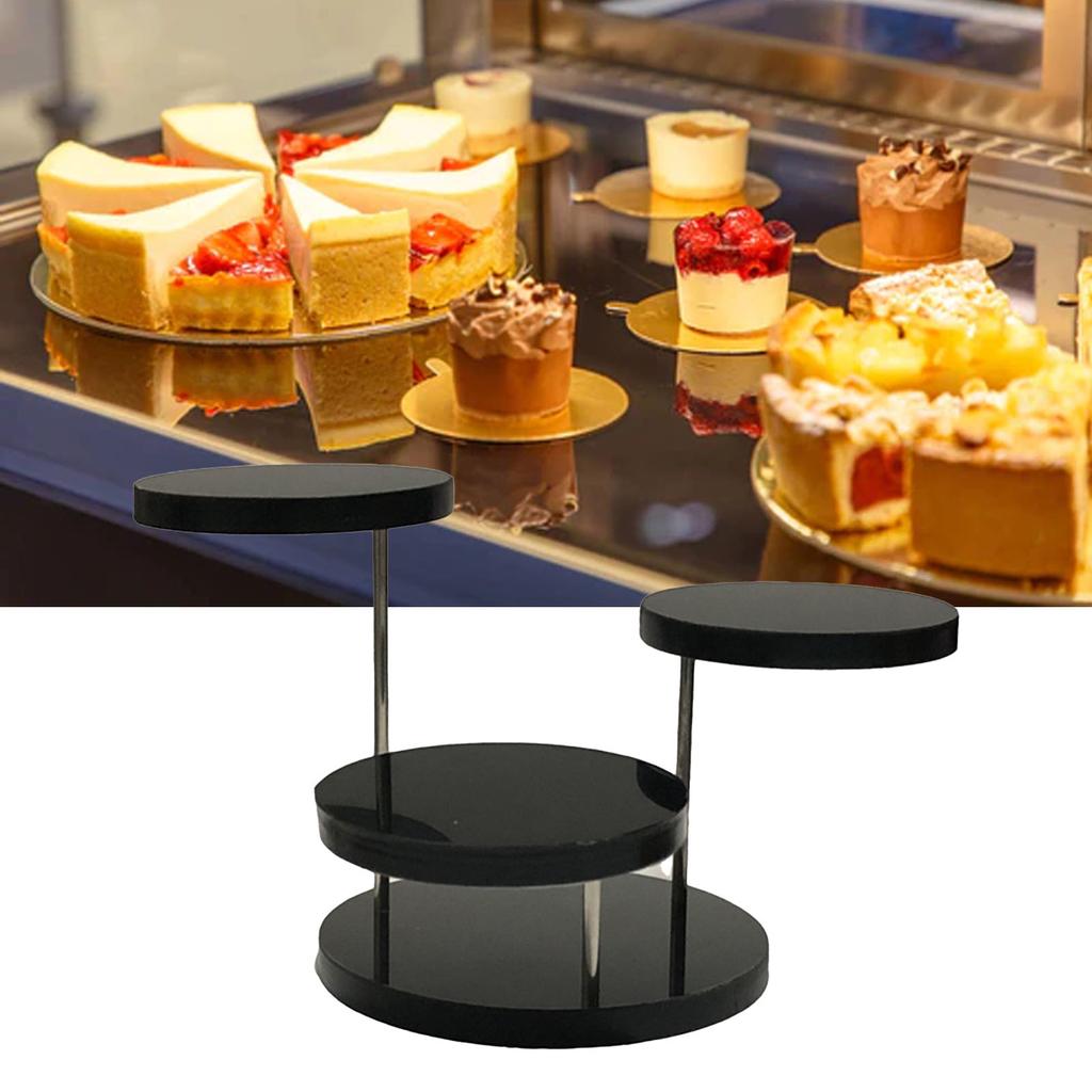 Round Jewelry Display Stand Multi Layer  Display Riser Stand Cake Dessert Rack Party Decorative 