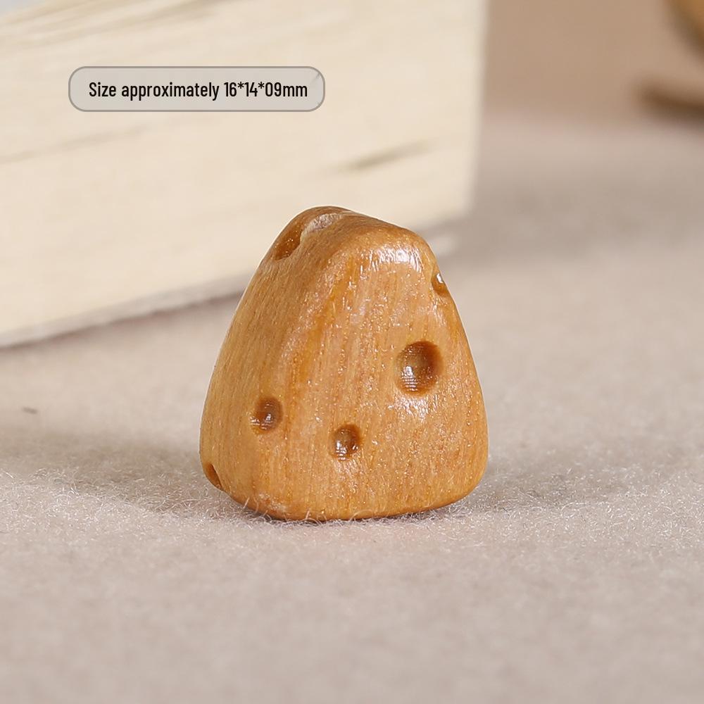 

Бусины из сандалового дерева ручной работы треугольной формы для изготовления украшений своими руками, браслетов, шнурков для телефонов и брелоков