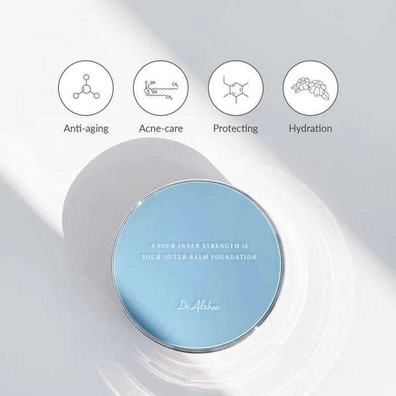DR. Althea - Doppeltes Serum-Balsam-Make-up - 2 Farben