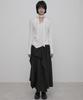 Peulleeoeob Asymmetrical Draped Shirt (Fl-186_Ivory)