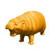 Fun Ornament Realistic Hippo Statue with Exquisite Details Desktop Figurine Decor for Home or Office Portable for Hippo