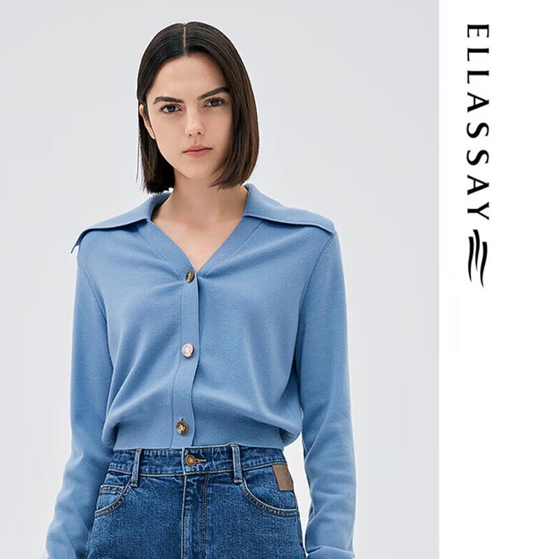 

ELLASSAY Women s Merino Wool Knit Cardigan XS