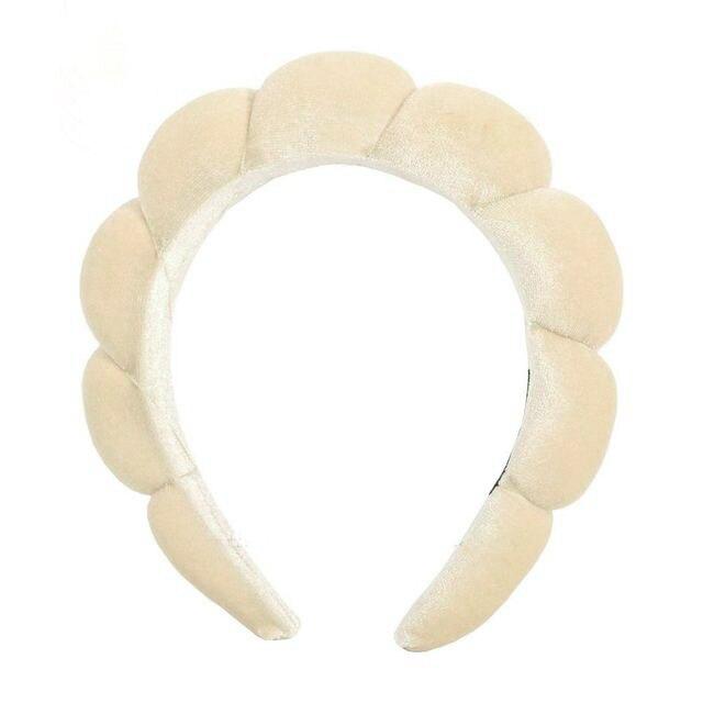 Sponge Headband for Women Girls Puffy Hair Bands Makeup Bubble Terry Cloth Co Spa Retro Headbands Hair Accessories Headwear