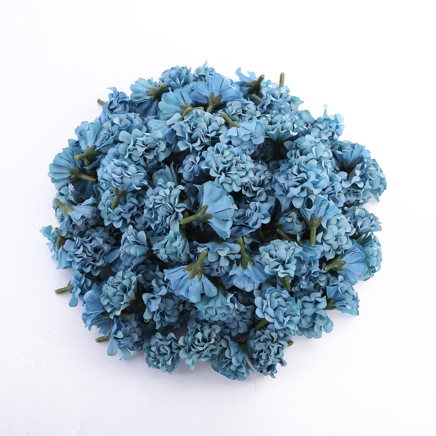 

10/20Pcs Hydrangea Artificial Flowers Heads for Home Room Decor Fake Flowers Party Wedding Decortion Crafts DIY Gifts Accessory 10Pcs синий