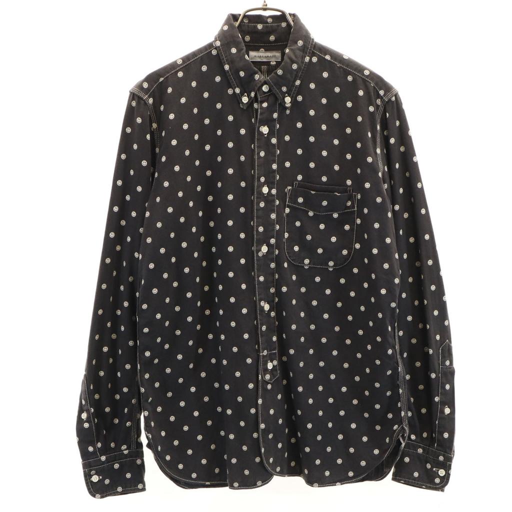 markaware made in Japan Nico-chan Dot Pattern Long sleeve Button down shirt Men's Used