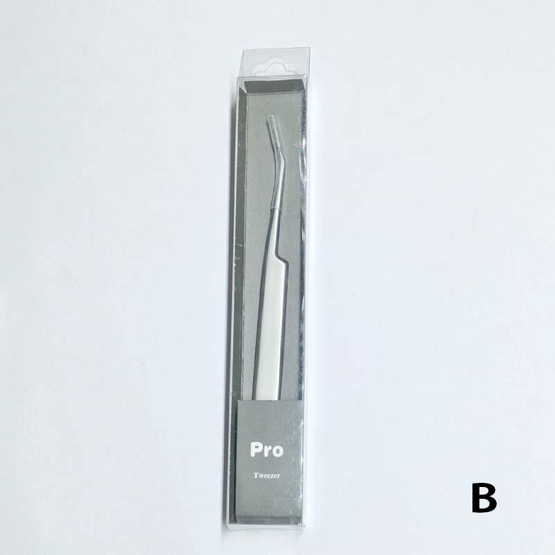Stainless Steel Eyebrow False Eyelashes Tweezers Lashes Extension Nail Makeup Tool High Quality Fine Tip Profession Tweezer