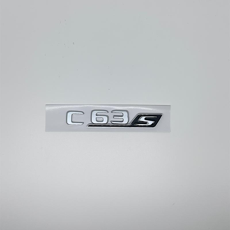 Auto-Tuning Für Mercedes Benz AMG C-Klasse W204 W205 C63 C63S Buchstabenlogo 3D ABS Aufkleber Auto Heckklappe Emblem Namensschild Aufkleber