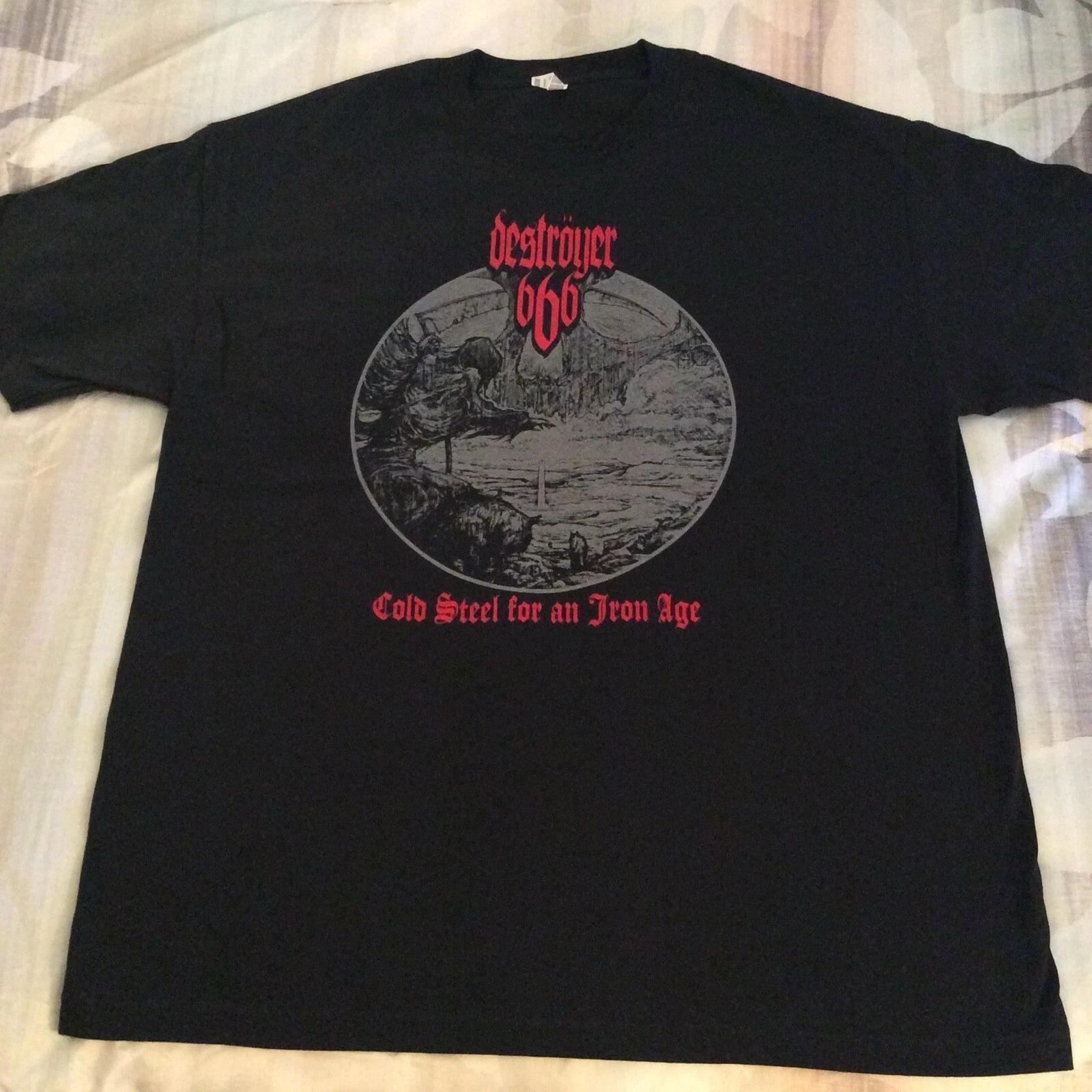 DESTROYER 666 Cold Steel Shirt XL, The Chasm, Inquisition, Urgehal,Urfaust,Taake S