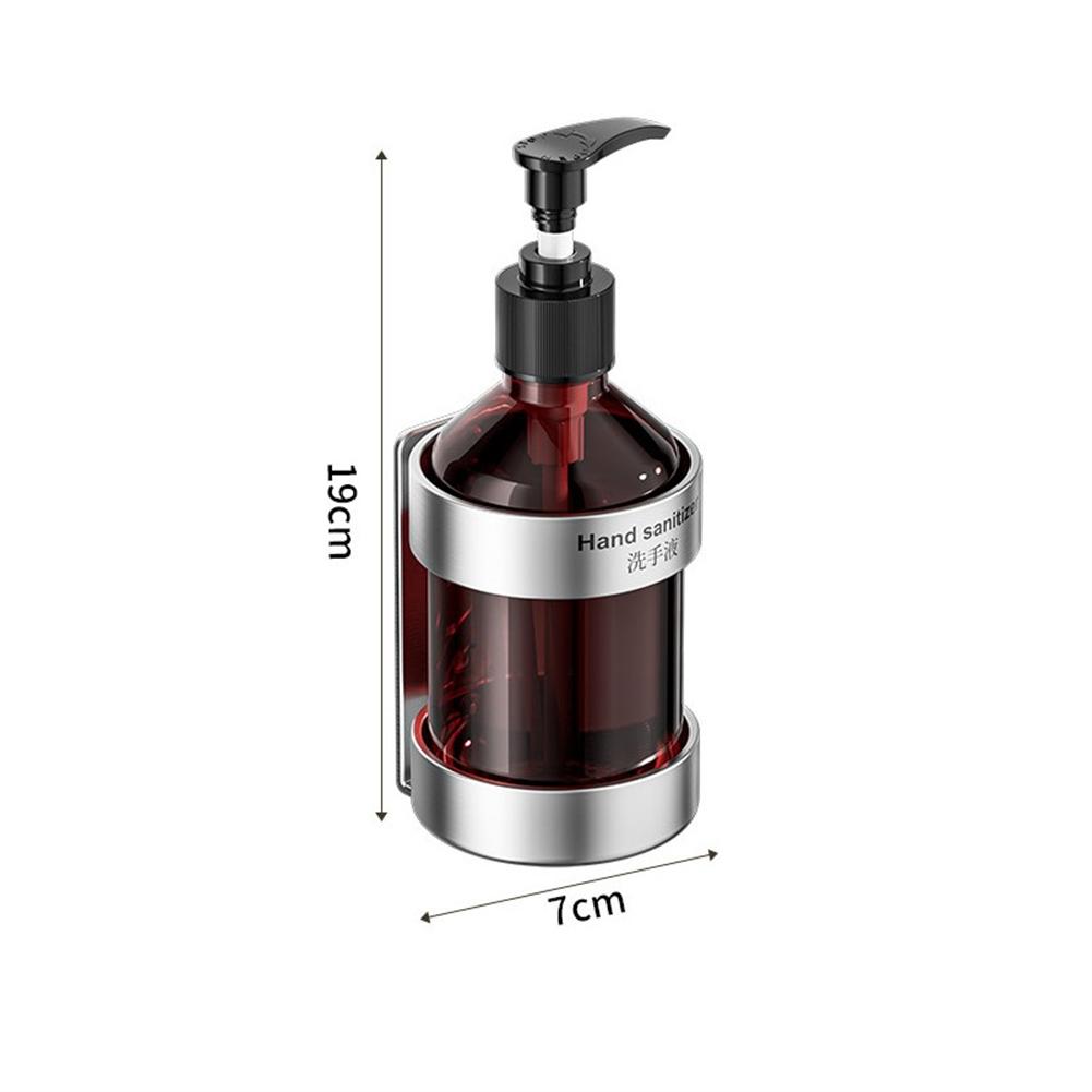 Brown Bathroom Shampoo Holder Easy Refill Soap Pump Bottle Bathroom Soap Holder Easy To Clean Robust Installation