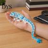 Articulated Dragon Model Cherry Blossom Figurine with Movable Joints, 3D Printed Fidget Toy Flower Toy, Mythical Creature Decor