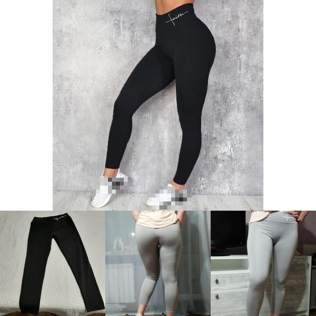 Comfortable High Waisted Faith Printed Leggings For Women With Tummy Control