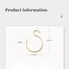 1pcs S-Shape Hook for Hanging Clothes,Large Multifunctional Hooks for Plants Scarf Hat Bag,Durable Storage Organizer for Kitchen